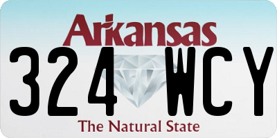 AR license plate 324WCY