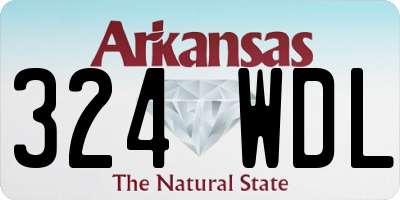 AR license plate 324WDL