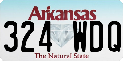 AR license plate 324WDQ