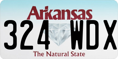 AR license plate 324WDX