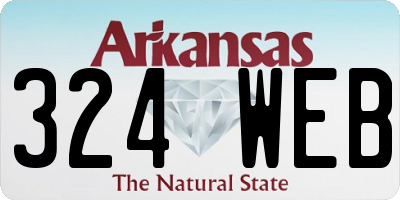 AR license plate 324WEB