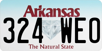 AR license plate 324WEO