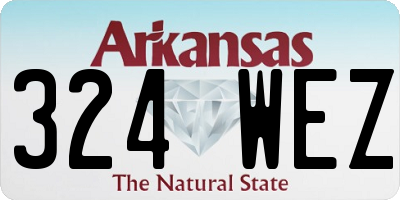 AR license plate 324WEZ
