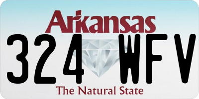 AR license plate 324WFV
