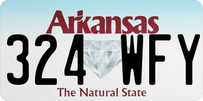 AR license plate 324WFY