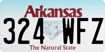 AR license plate 324WFZ