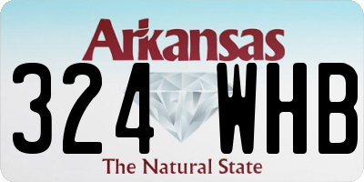 AR license plate 324WHB