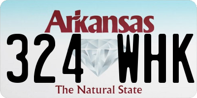 AR license plate 324WHK