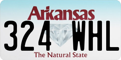 AR license plate 324WHL