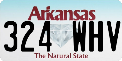 AR license plate 324WHV