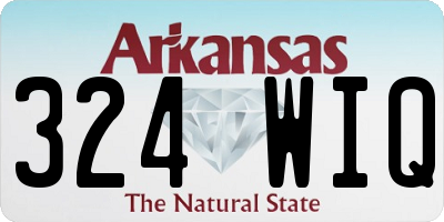 AR license plate 324WIQ