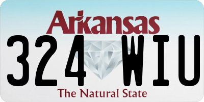 AR license plate 324WIU