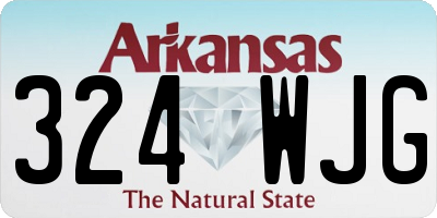 AR license plate 324WJG