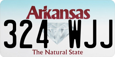 AR license plate 324WJJ