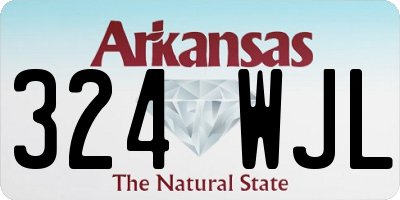 AR license plate 324WJL