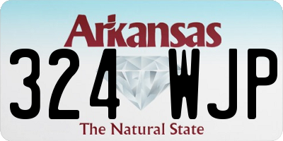 AR license plate 324WJP