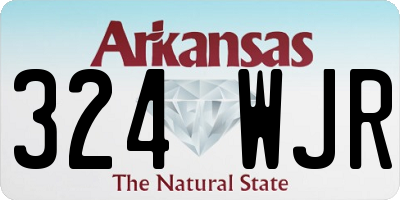 AR license plate 324WJR
