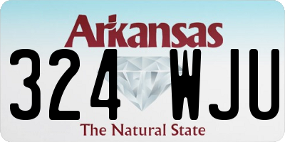 AR license plate 324WJU