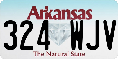 AR license plate 324WJV