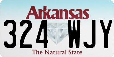 AR license plate 324WJY