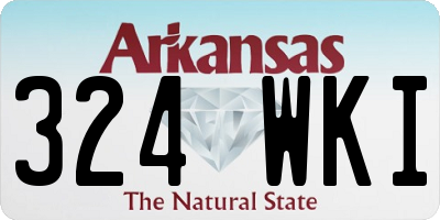 AR license plate 324WKI