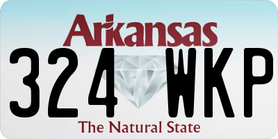 AR license plate 324WKP