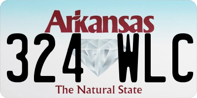 AR license plate 324WLC