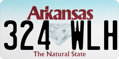 AR license plate 324WLH