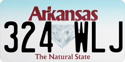 AR license plate 324WLJ