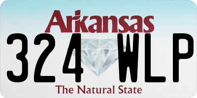 AR license plate 324WLP