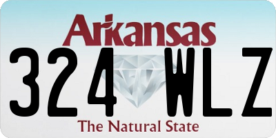 AR license plate 324WLZ