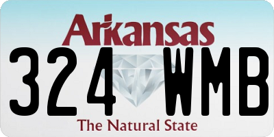 AR license plate 324WMB
