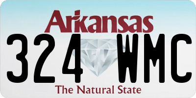 AR license plate 324WMC