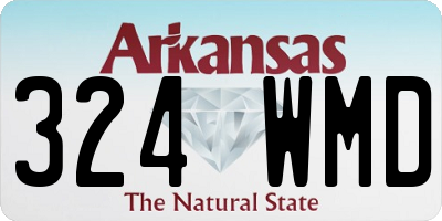 AR license plate 324WMD