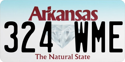 AR license plate 324WME
