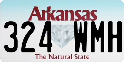 AR license plate 324WMH