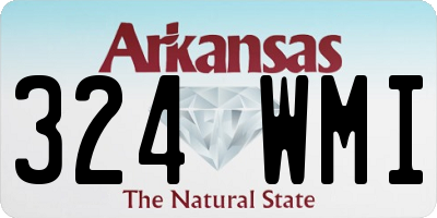 AR license plate 324WMI