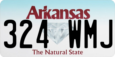 AR license plate 324WMJ