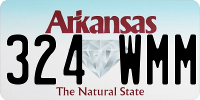AR license plate 324WMM
