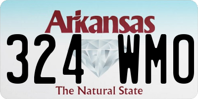 AR license plate 324WMO