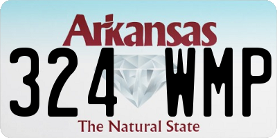 AR license plate 324WMP