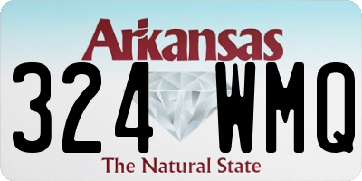 AR license plate 324WMQ