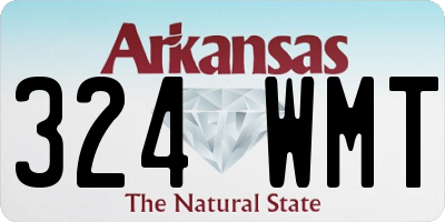 AR license plate 324WMT