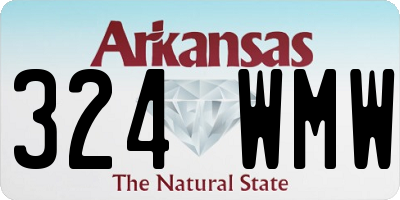 AR license plate 324WMW