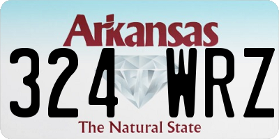 AR license plate 324WRZ
