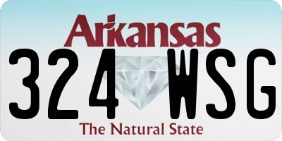 AR license plate 324WSG