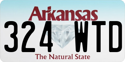 AR license plate 324WTD