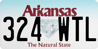 AR license plate 324WTL