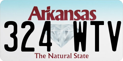 AR license plate 324WTV