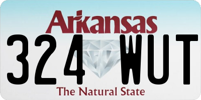 AR license plate 324WUT